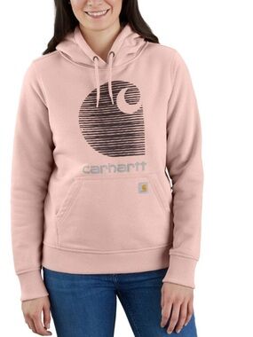 Carhartt Women's Rain defender Pink Hoodie